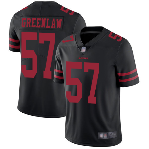 San Francisco 49ers Limited Black Men Dre Greenlaw Alternate NFL Jersey #57 Vapor Untouchable->women nfl jersey->Women Jersey